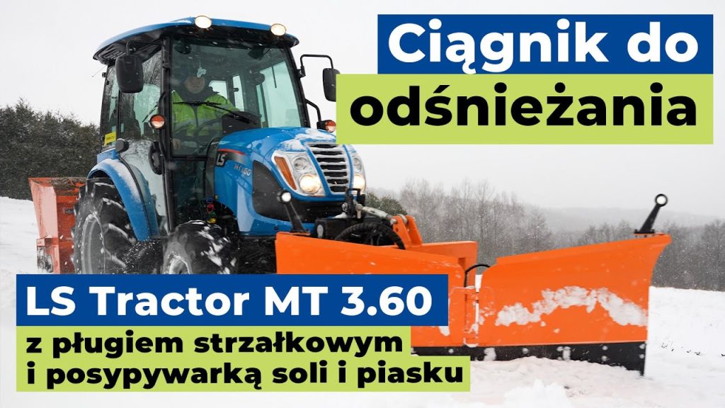 LS Tractor MT 3.60 z osprzętem do odśnieżania :: Traktor.com.pl