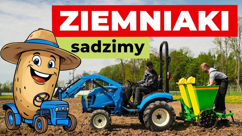 Sadzarka do ziemniaków 4FARMER do mini ciągnika - LS Tractor XJ 25 :: Traktor.com.pl