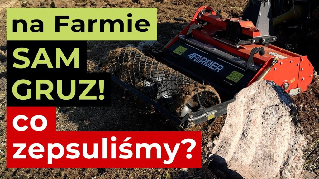 TEST glebogryzarki separacyjnej na kamieniach - 4FARMER SB 125 :: Traktor.com.pl