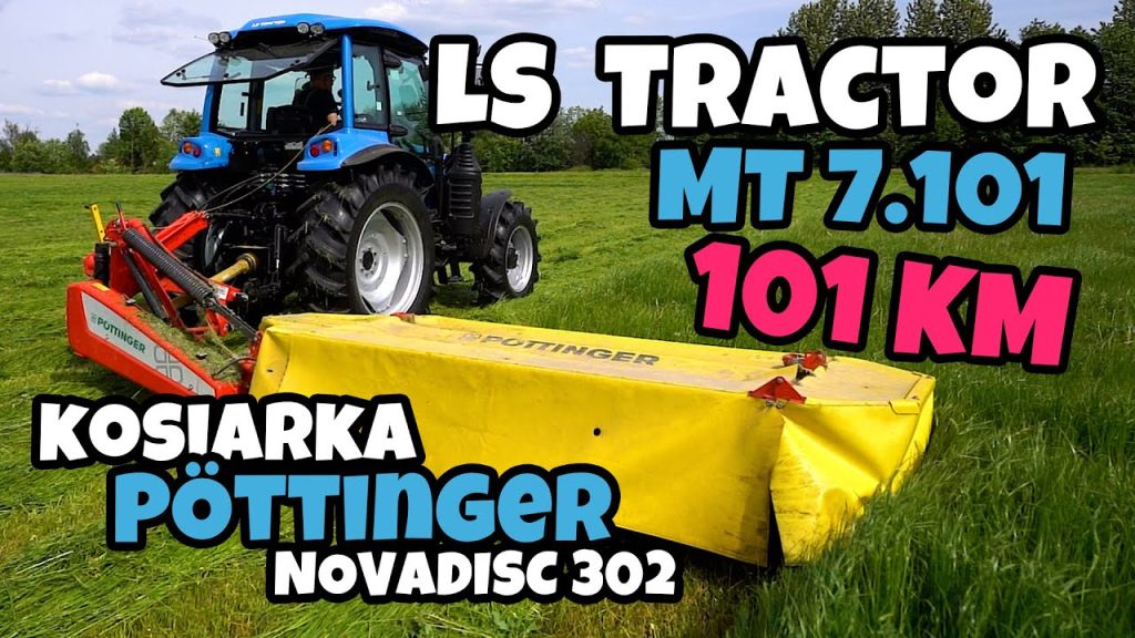 LS Tractor MT 7 101 + Kosiarka Pottinger Novadisc 302 :: Traktor.com.pl