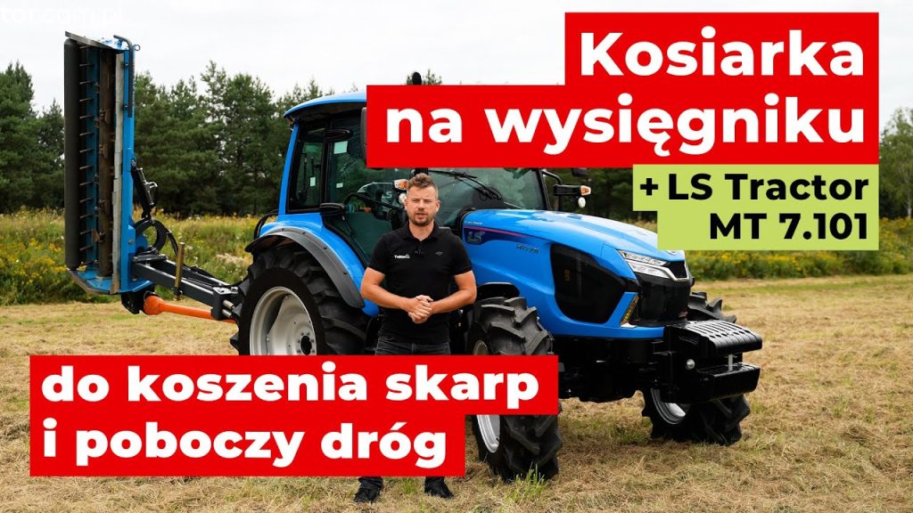 Kosiarka na wysięgniku 4FARMER AGHKC + LS Tractor MT 7.101 :: Traktor.com.pl
