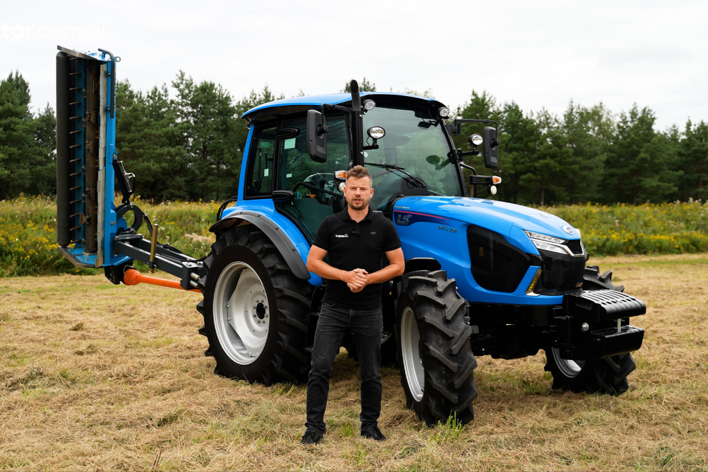Kosiarka na wysięgniku 4FARMER AGHKC + LS Tractor MT 7.101 :: Traktor.com.pl
