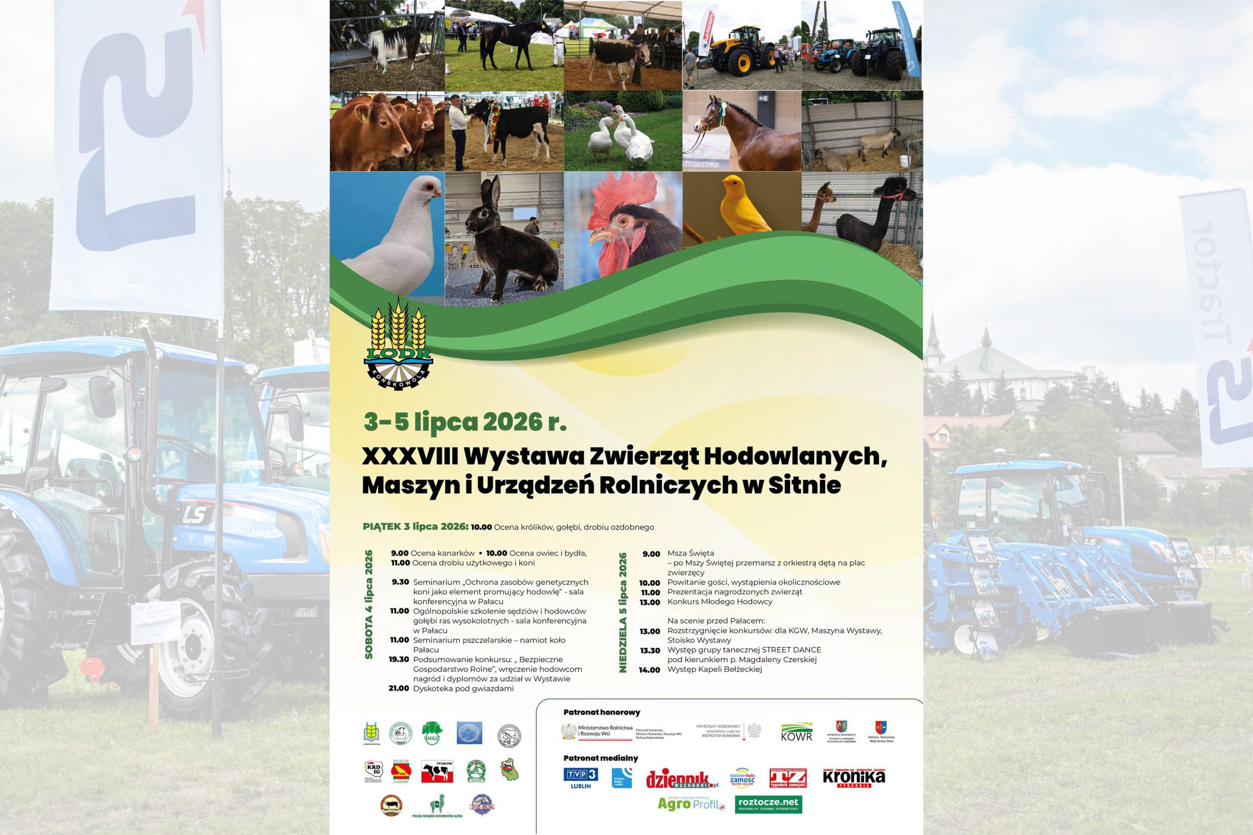 LS Tractor na XXXVIII Wystawie Zwierząt Hodowlanych, Maszyn i Urządzeń Rolniczych w Sitnie – zapraszamy na nasze stoisko!